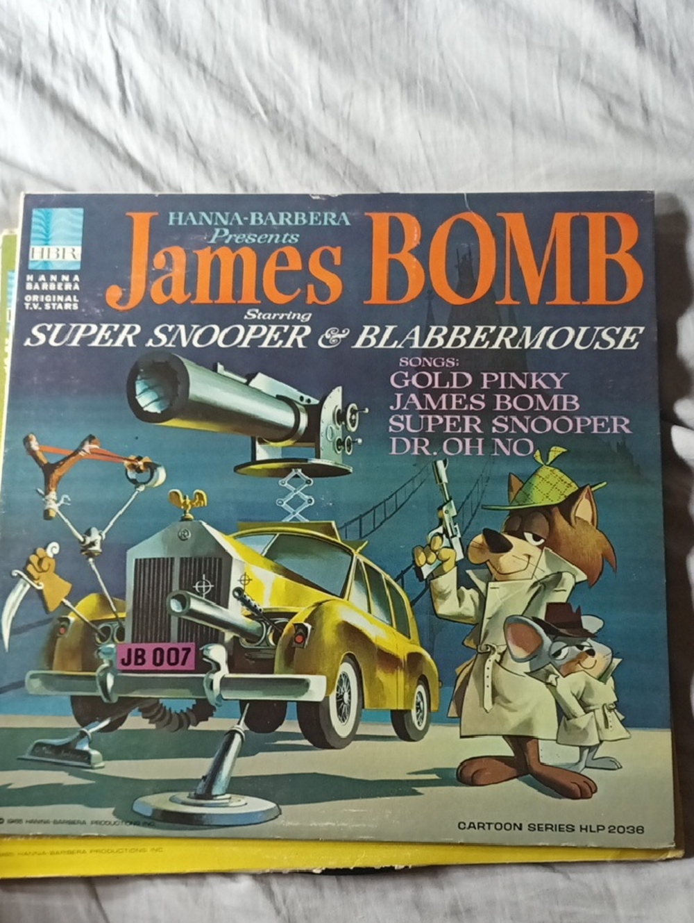 Hanna-Barbera presents James Bomb starring Super Snooper and Blabbermouth. 1965